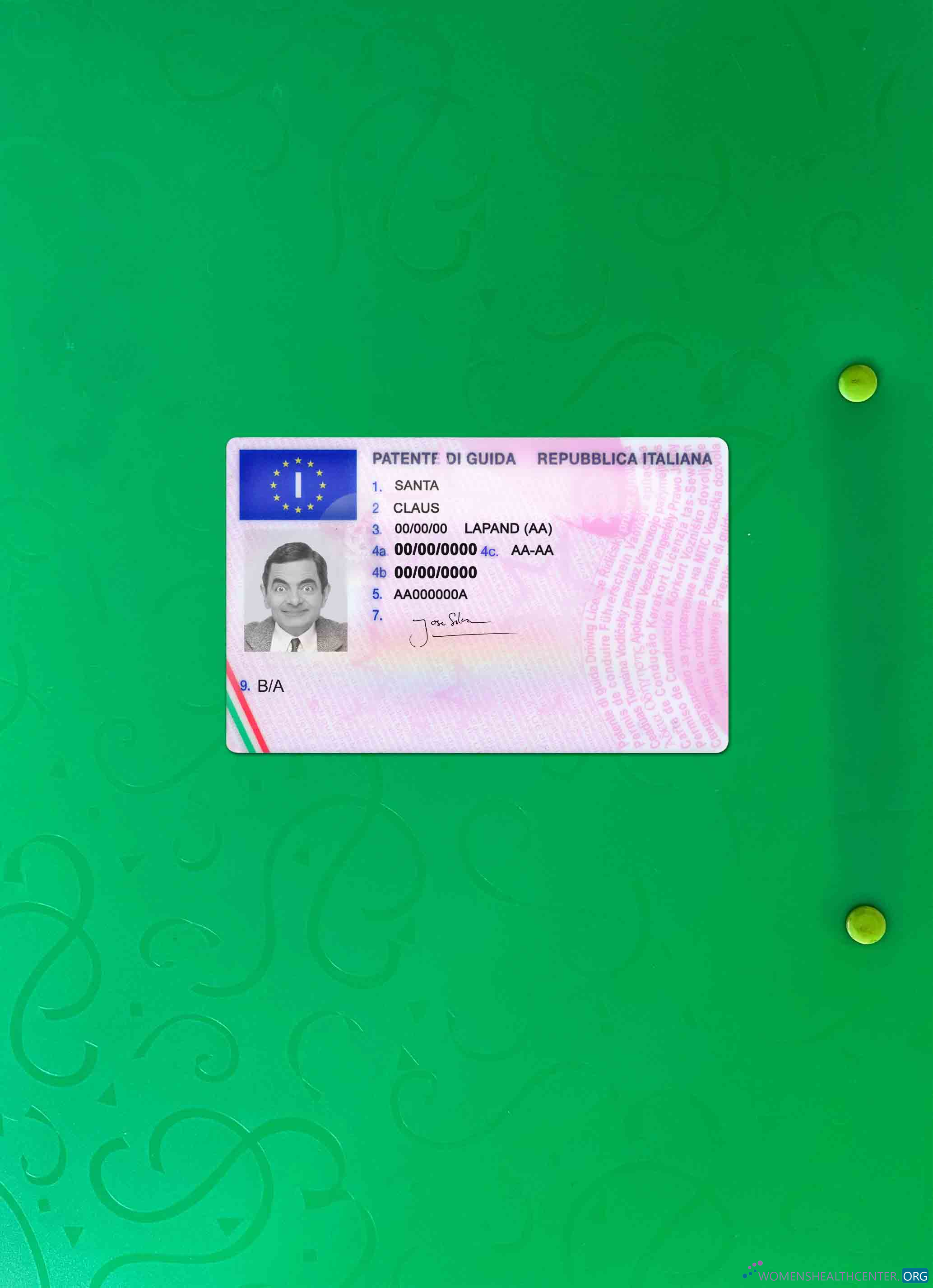 Download Italy DL photolook FRONT Photoshop template